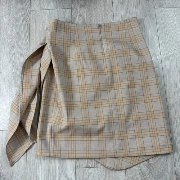 Viktoria & Woods Munich Plaid Wool Skirt Academia - Picture 4 of 11